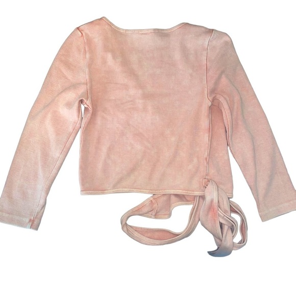 L*SPACE Camilla Wrap Dusty Pink Primrose Top Size XS - Picture 9 of 14